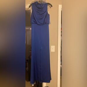 Dark Blue Aidan Mattox Gown